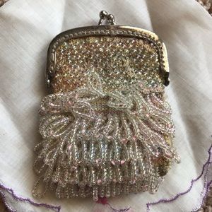 Vintage beaded coin purse